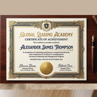 Certificate Printing