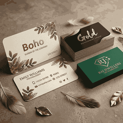 Premium Gold Foil Visiting Card