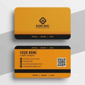 Rounded Visiting Card Printing – Stylish Professional Business Card