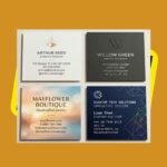 Square Visiting Card Printing – Modern Professional Business Card